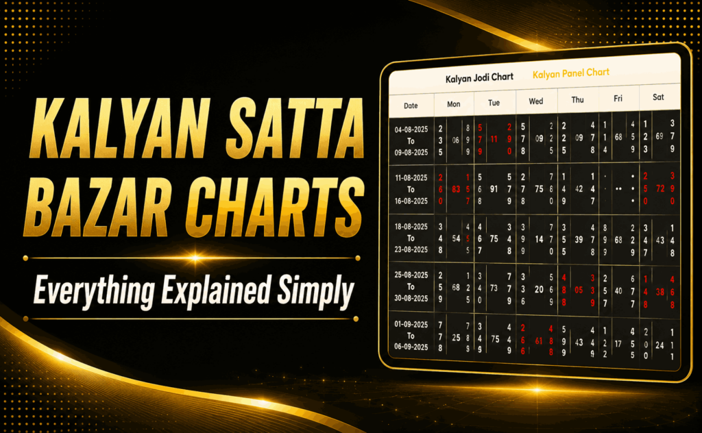 What Information Is in Kalyan Matka Satta Bazar Charts?